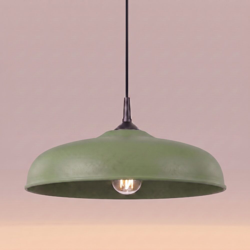 Lampa wisząca GINA zielona oliwka