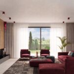 Plafon LAGOS 10 burgund