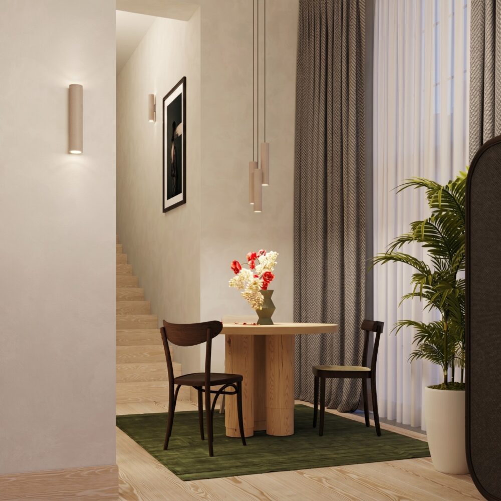 Lampa wisząca LAGOS 1 taupe