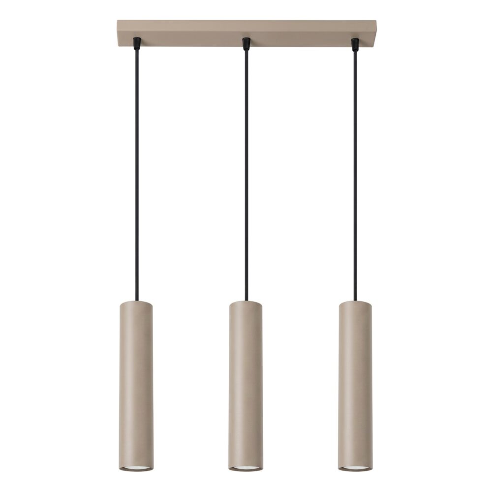 Lampa wisząca LAGOS 3L taupe