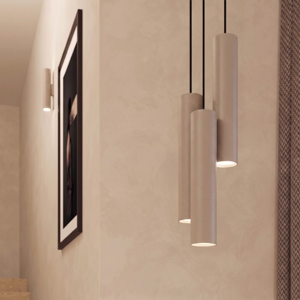 Lampa wisząca LAGOS 3L taupe