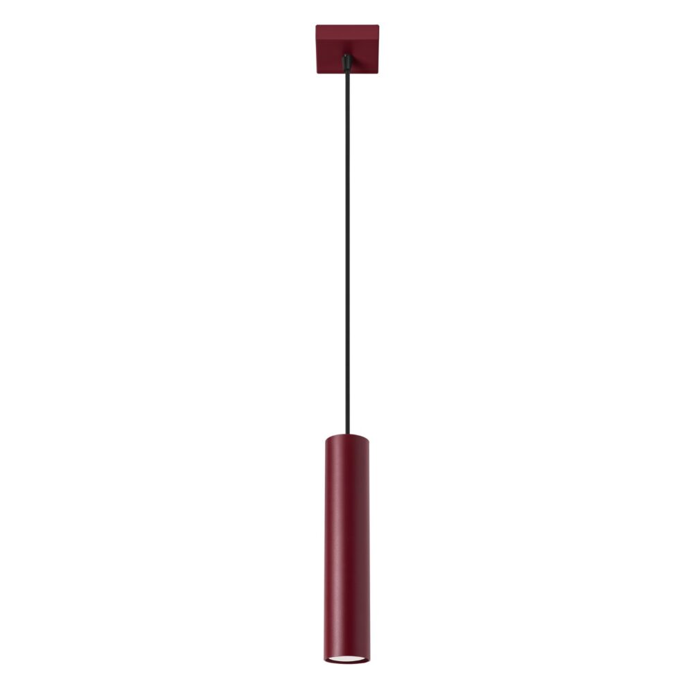 Lampa wisząca LAGOS 1 burgund