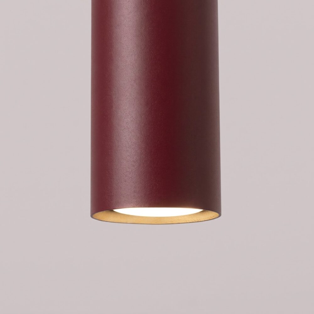 Lampa wisząca LAGOS 1 burgund