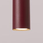 Lampa wisząca LAGOS 1 burgund