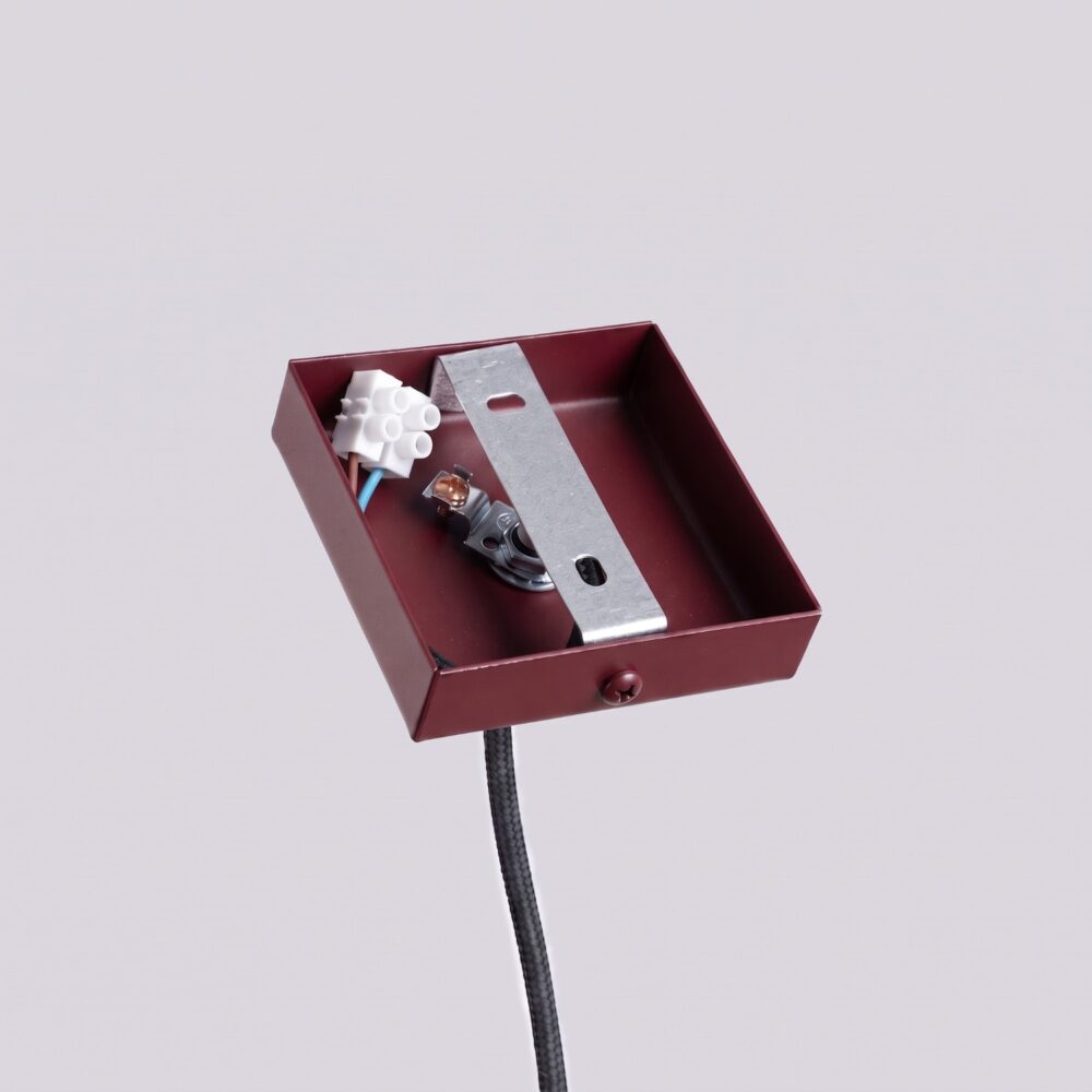 Lampa wisząca LAGOS 1 burgund
