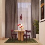 Lampa wisząca LAGOS 3L burgund