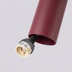 Lampa wisząca LAGOS 3L burgund