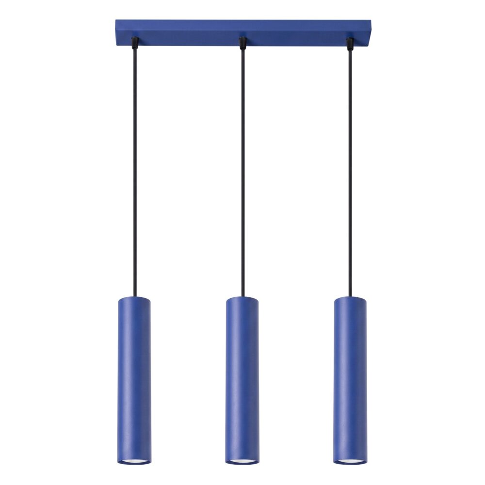 Lampa wisząca LAGOS 3L ultramaryna