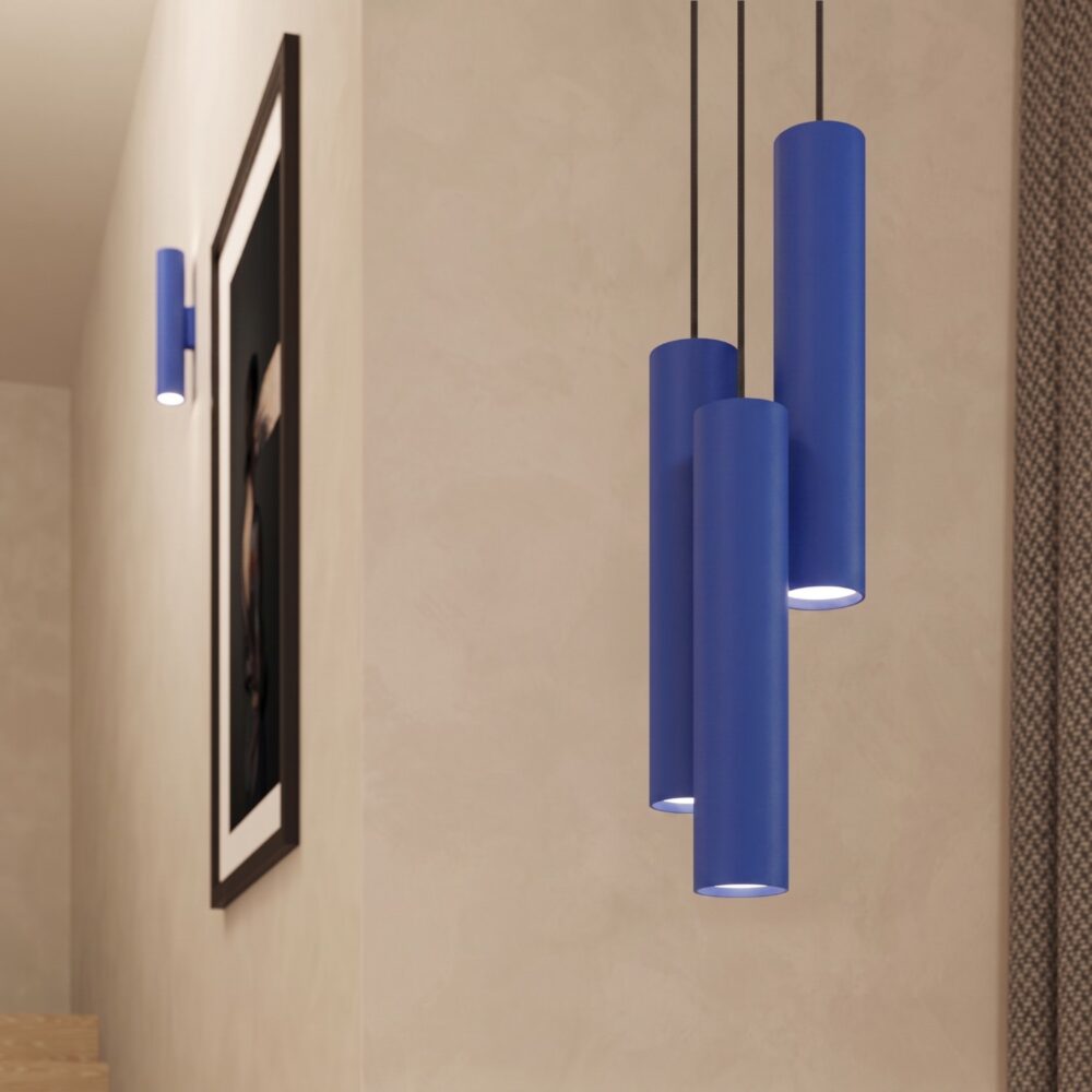 Lampa wisząca LAGOS 3L ultramaryna