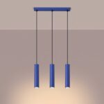 Lampa wisząca LAGOS 3L ultramaryna