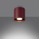 Plafon ORBIS 1 burgund