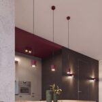 Plafon ORBIS 2 burgund