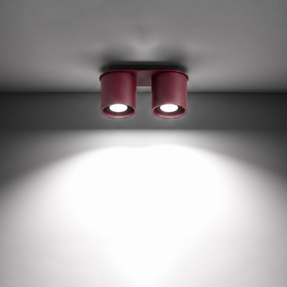Plafon ORBIS 2 burgund