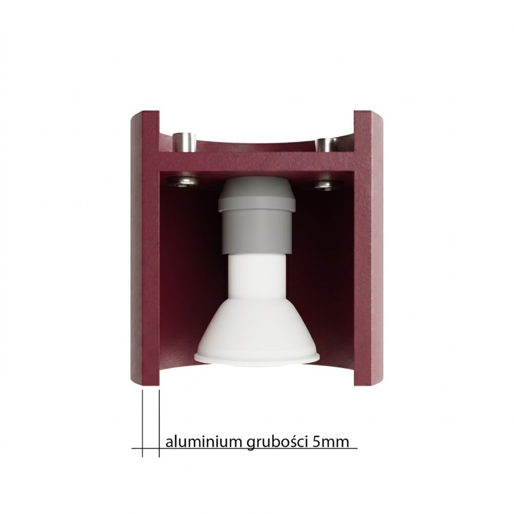 Plafon ORBIS 2 burgund