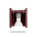 Plafon ORBIS 2 burgund