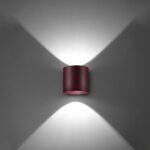 Kinkiet ORBIS 1 burgund