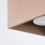 Plafon QUAD 1 taupe