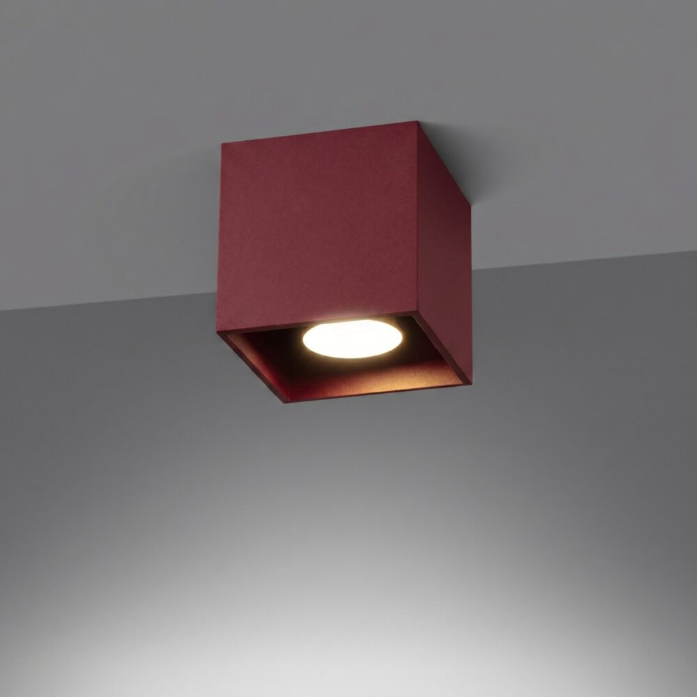 Plafon QUAD 1 burgund
