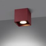 Plafon QUAD 1 burgund