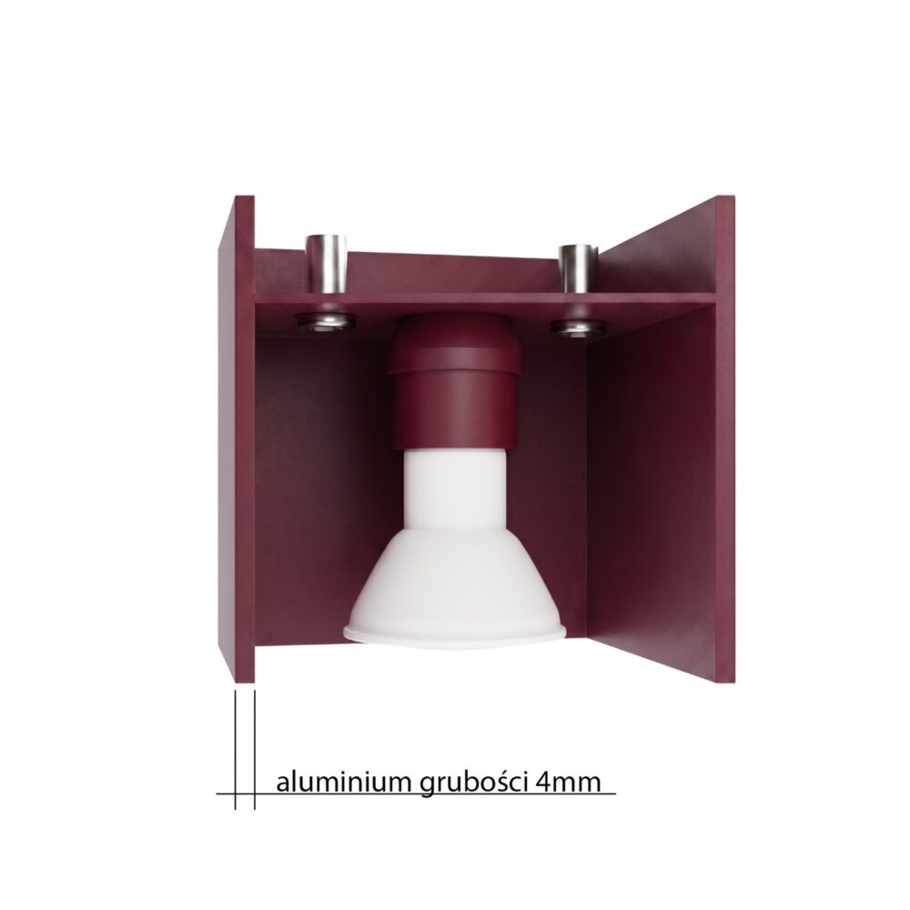 Kinkiet QUAD 1 burgund