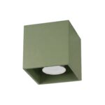Plafon QUAD 1 zielona oliwka