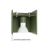 Kinkiet QUAD 1 zielona oliwka