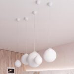 Lampa wisząca UGO 20 biała