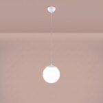 Lampa wisząca UGO 20 biała