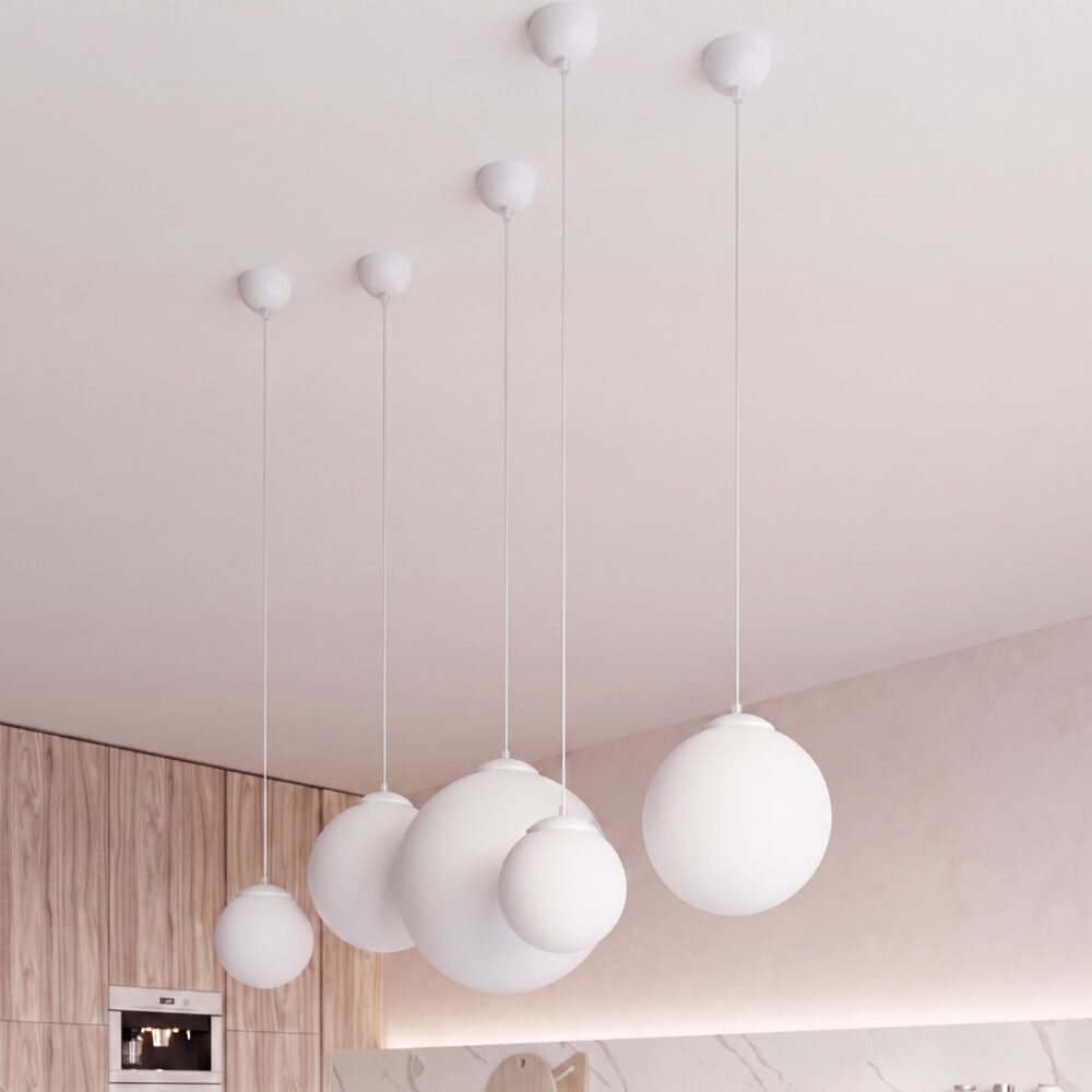 Lampa wisząca UGO 30 biała