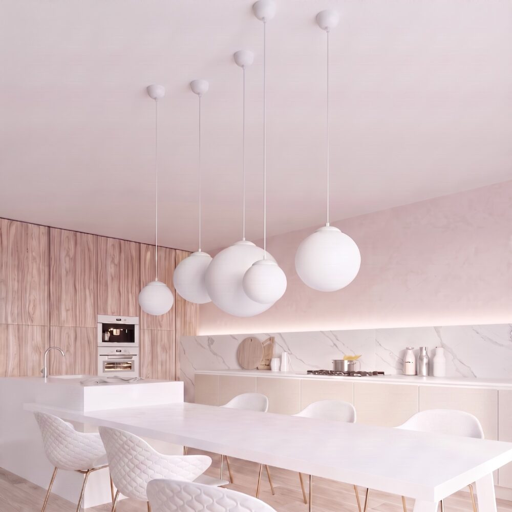 Lampa wisząca UGO 40 biała