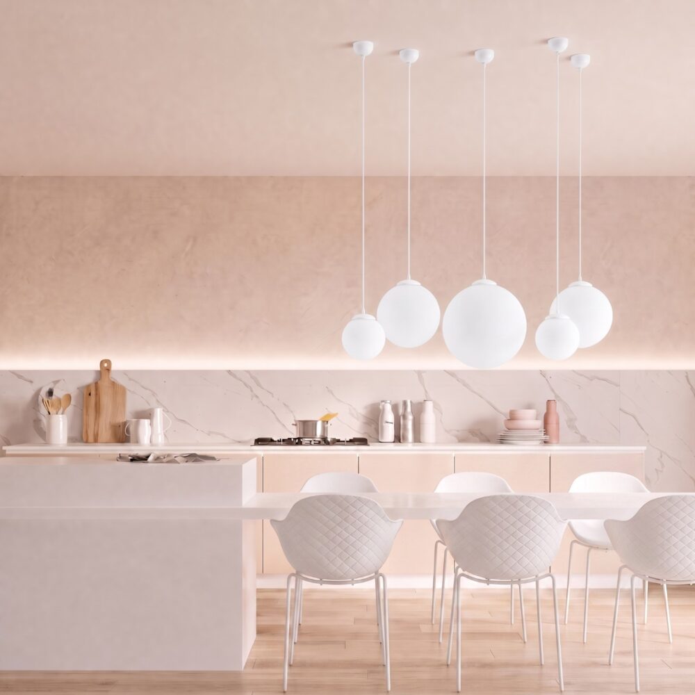 Lampa wisząca UGO 40 biała