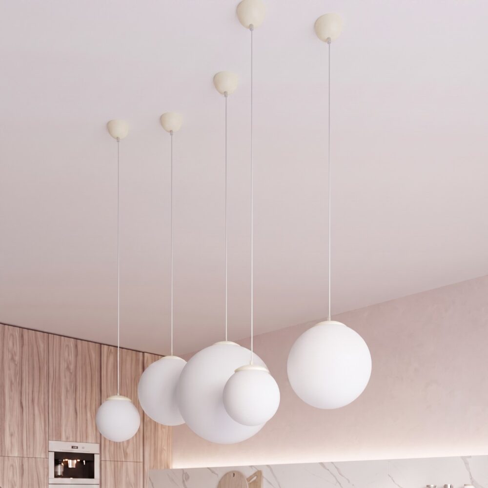 Lampa wisząca UGO 40 beżowa