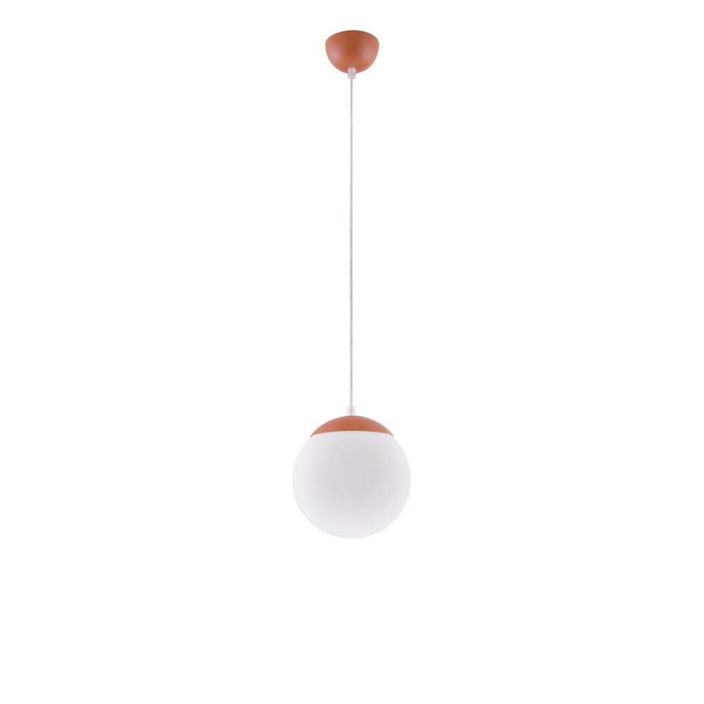 Lampa wisząca UGO 20 ochra czerwona