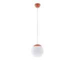 Lampa wisząca UGO 20 ochra czerwona