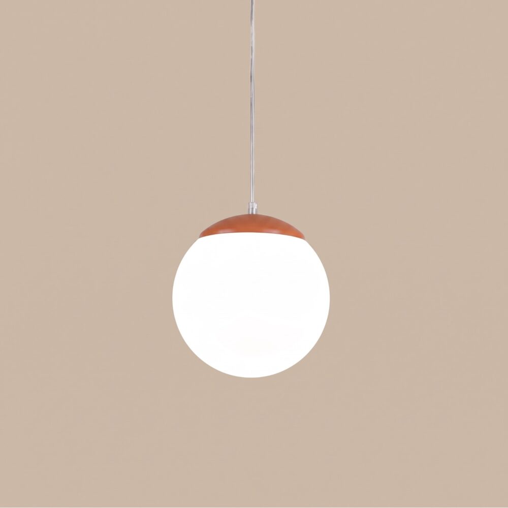 Lampa wisząca UGO 20 ochra czerwona