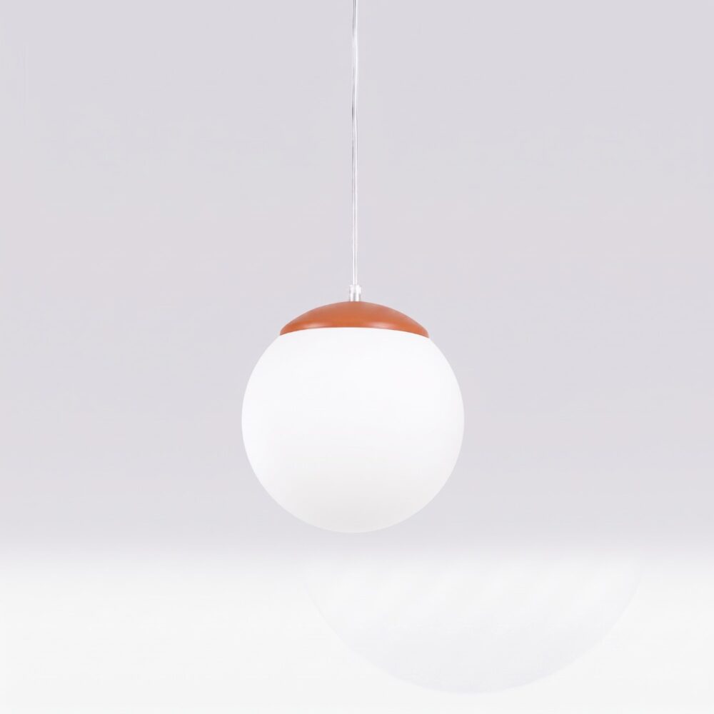 Lampa wisząca UGO 20 ochra czerwona