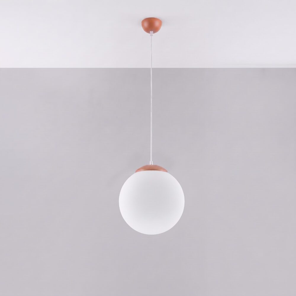 Lampa wisząca UGO 30 ochra czerwona