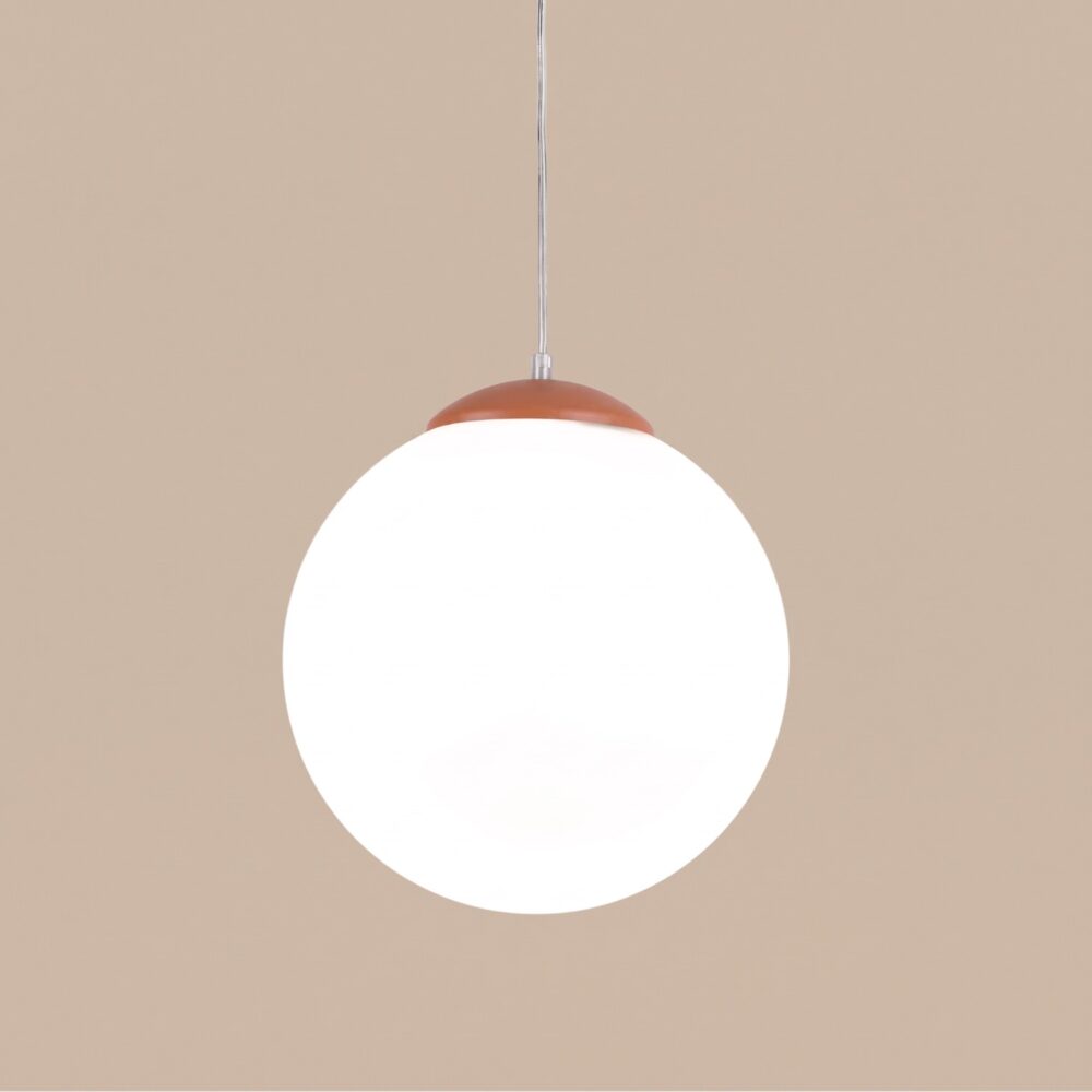 Lampa wisząca UGO 30 ochra czerwona