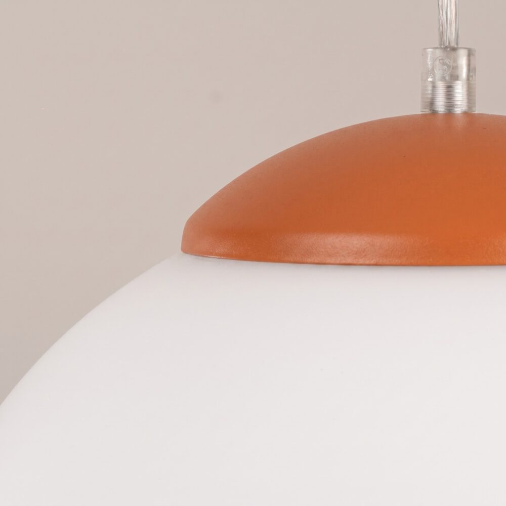 Lampa wisząca UGO 30 ochra czerwona