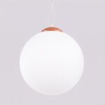 Lampa wisząca UGO 40 ochra czerwona