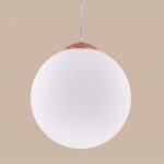 Lampa wisząca UGO 40 ochra czerwona