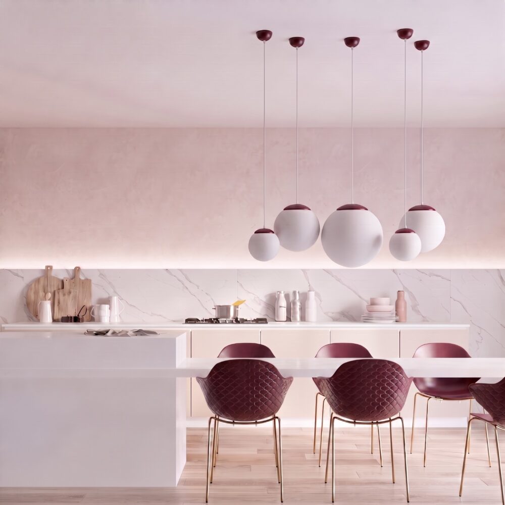 Lampa wisząca UGO 20 burgund