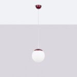Lampa wisząca UGO 20 burgund