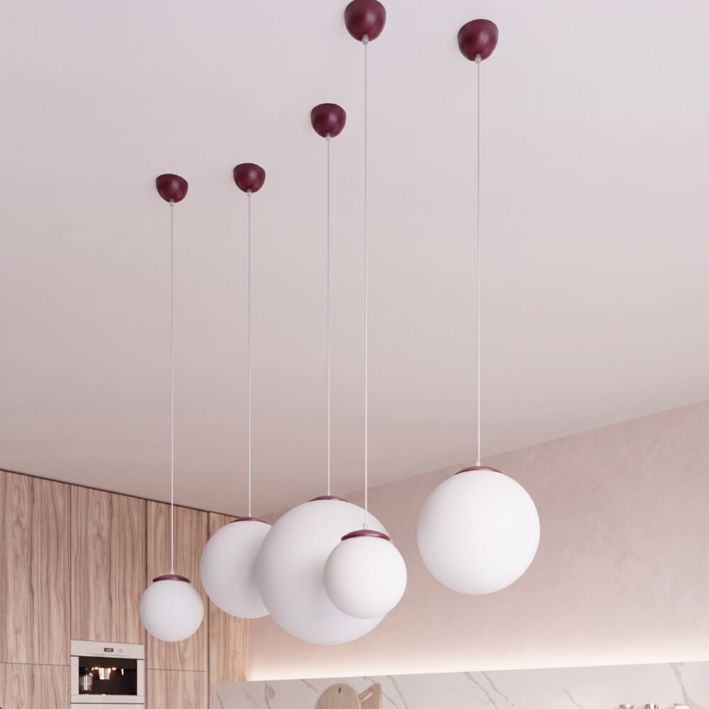 Lampa wisząca UGO 30 burgund