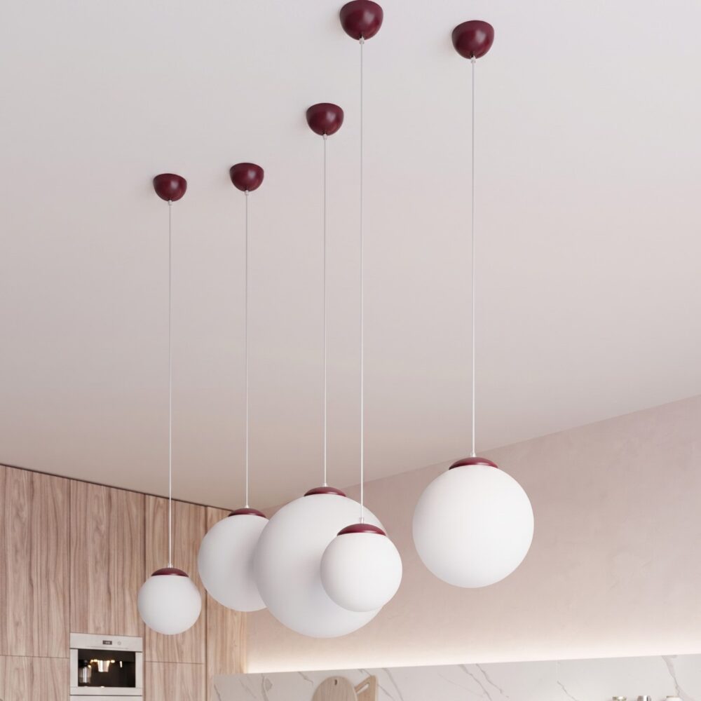 Lampa wisząca UGO 40 burgund
