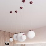 Lampa wisząca UGO 40 burgund