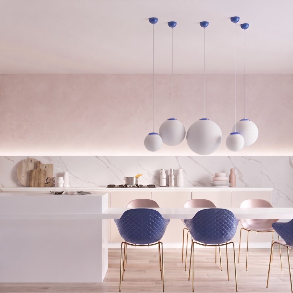 Lampa wisząca UGO 40 ultramaryna