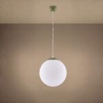 Lampa wisząca UGO 20 zielona oliwka