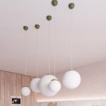 Lampa wisząca UGO 30 zielona oliwka