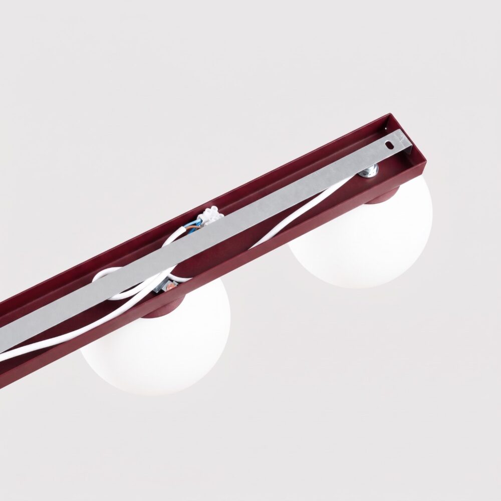 Plafon YOLI 6 burgund